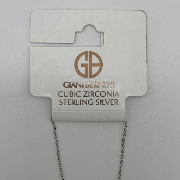 Giani Bernini Women's Sterling Silver Cubic Zirconia Heart Pendant Bracelet - Picture 2 of 6